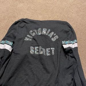 Victoria secret zip up sweatshirt.